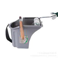 美饰涂加厚全新料小桶油漆桶4寸滚筒刷毛刷专用手握小桶可换内衬