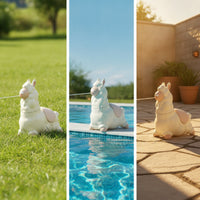 Cute Llama Water Hand-Operated Animal Water Toy Plastic Lightweight for Backyard