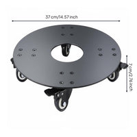 Rolling Plant Stand Lockable Casters Heavy Duty Plant Trolley 500Lbs Load Capacity Wheeled Planter Base for Gardeners, Patio, Balcony