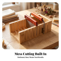 Easy to Use Wooden Soap Cutter