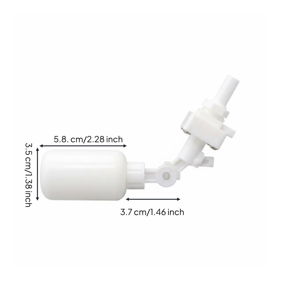 Rust-Proof Automatic Water Level Control Valve Tool-Tool-Less Adjustment Water Reservoir Buoyant Sphere Switch