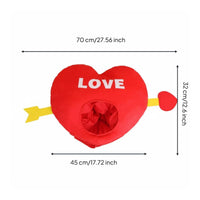 Love Arrow Headpiece Romantic Design Love Heart Head Cover Easy to Wear