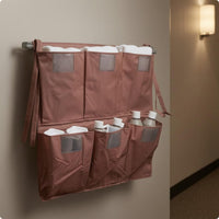 Hanging Storage Bag 6 Pockets Closet Hanging Organizer Textile