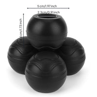 4 Pieces Chair Leg Protectors Flexible Chair Leg Floor Protectors Easy to Install   for Folding Chairs