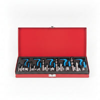 Metric Thread Repair Kit 131-Piece Portable Tap and Die Repair Kit