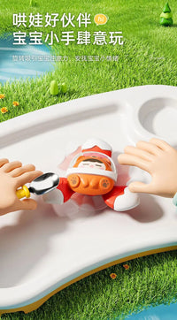 Chuanyu Suction Cup Spinning Top Toy for Kids with Teether, Set