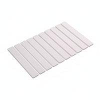Folding Diatomite Mat Natural Material Quick Dry Shower Rug Space-Saving