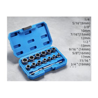 Stripped Bolt Extractor Set Anti-Slip Stripped Nut Extractor Molybdenum Steel Repair Tool for Garage, Workshop