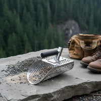 Long Handle Sand Scoop Rust-Proof Stainless Steel Beach Fast Sifting