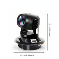 Beam Light with Prism Lens 100W Moving Head Light with Prism Moving Head with Dual Yokes 12 Channel Rotating for DJs, Discos