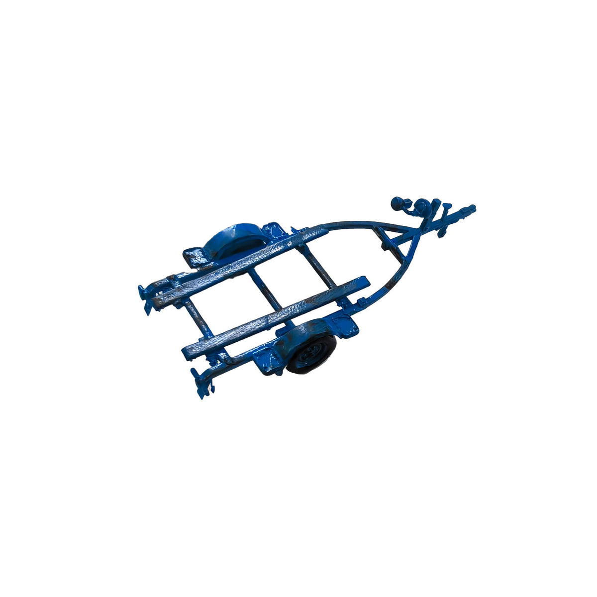 Blue / Motorboat Trailer a