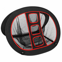 Foldable Golf Practice Net with Target Portable Fold-up Golf Net Compact Quick Setup for Golfers, Beginners, Home, Backyard