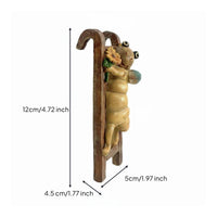 Climbing Creature Pot Hanger Playful & Whimsical Resin Pot Climber