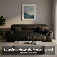 Elephant Ear Sofa Italian Style Living Room Furniture Light Luxury Sectional Couch for Apartment Dwellers, Homeowners, Reception Hall