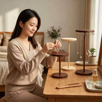 Necklace Stand with Hooks Space-Saving Necklace Holder with Hooks Stylish Jewelry Display Stand for Craft Fairs