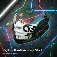 Cyberpunk Face Cover Original Design Cosplay face guard Adjustable Fit for Photoshoots