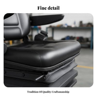 Forklift Shock-Absorbing Seat Shock Absorbing Adjustable Bulldozer Seat Molded Foam Cushion for Construction Workers, Farms, Warehouses