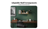 levitating Shelf Nordic Design on partition Decoration adaptable for Bathroom, Parents