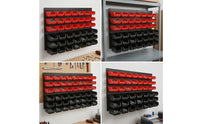 Tool Organizer with Wall Panels Versatile Parts Bin Organizer Flexible