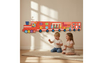 Educational Wooden Wall Busy Board Interactive Wooden Activity Board Child-Centered Wall Activity Toy for Toddlers, Playroom, Classroom
