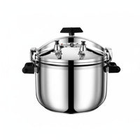 Burst-Resistant-Proof Pressure Cooker Multi-Cooktop Compatible Commercial Pressure Cooker Multiple Safety Protection Large Capacity Stockpot Even Heat Distribution for Chefs, Cafeteria, Restaurant