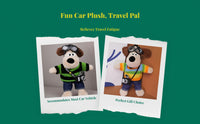 PVC dog bobblehead car decor