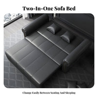 Multi-Functional Pull-convertible Sofa Bed with Storage Foldable Design transformable Couch Space-Saving Living Room Furniture Modern aesthetic for Apartment Dwellers, Office Workers, Homeowners, Small Spaces, Home Theater