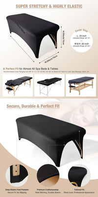Stretchable Massage Table Cover for Beauty Salon