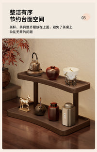 桌面置物架手办摆件展示机茶杯马克杯杯架化妆品收纳架玄关储物架