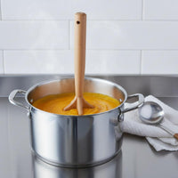 Wooden Potato Masher Straight Handle Beech Wood Masher Hanging Hole