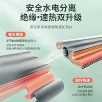 跨境恒温加热泡脚桶全自动高深桶按摩喷淋智能触屏足浴盆电动家用 英规