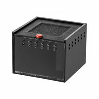Acrylic Reptile Habitat Ventilated Design Transparent Arachnid Enclosure Secure Reptile Feeding Box for Hobbyists, Beginners, Desktop, Display