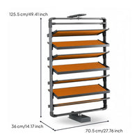 Rotating Shoe Rack Height Adjustable 360 Degree Shoe Organizer Space-Saving Closet Furniture for Homeowners, Adults, Entryway, Dressing Room, Bedroom