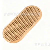 现货跨境木质瑜伽冥想脚踏板针灸脚按摩脚部按摩板禅意放松板木制