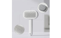 Self-Cleaning Pet Grooming Brush with Release Button Gentle Dog Brush with Release Button Ergonomic Lightweight