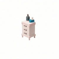 Miniature Hospital Accessory Plastic Hospital Diorama Sturdy for Hobbyists