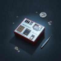 Watch Repair Meter Bench-Top Watch Tester Compact Analog for Watchmakers, Service Counters