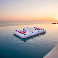 Inflatable Cup-Hole Raft Eco-Friendly PVC Cup-Hole Flotation Device Lightweight