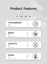厂家直销欧式家居复古玻璃烛台浪漫装饰摆件水晶几何形高硼硅玻璃