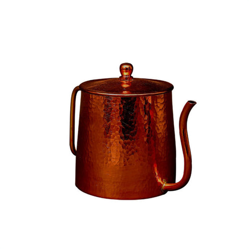 Copper Coffee Pot Portable Coffee Pot with Lid Leak-Leakproof for Kitchen