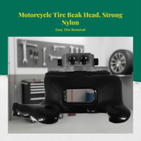 Motorcycle Tire Changer Head, Nylon Mount Demount Tool, Manual Tire Changing Machine Accessory, No Damage, Portable, for Garage Workshop