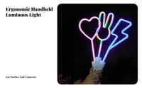 Concert Cheer Stick Multi-Color Illuminated Illuminate Stick Handheld Brightness up Stick Battery Operated Illuminated Flashing