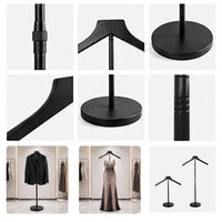 T-Shaped Display Rack for Clothing Store (Stainless Steel)
