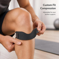 Patella Knee Strap for Running, Cycling, Basketball, Badminton - Professional Grade Knee Support