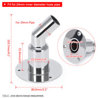Flange Vent Exhaust Pipe for Marine Parking Heater Steam Smoke Exhaust Pipe Stainless Steel Accessory