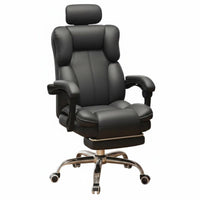 High-Back Reclining Chair with Footrest Ergonomic Design for Executives, Gamers