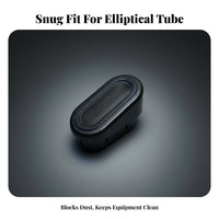 Furniture Accessory Elliptical Tube Plug Smooth Oval Tube Plug Easy Install Matte Finish Floor Protection for Fitness Equipment