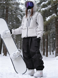 2025新款单板滑雪服女款防风防水防寒加厚保暖双板滑雪衣裤套装男