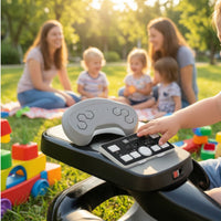 Children's Controller Control with Receiver USB-Equipped Battery-Operated Car Controller Handheld Kids Electric Car Control Box for Parents