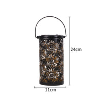Solar Garden Lantern Weatherproof Outdoor Lighting for Balcony, Camping